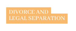 divorce and legal separation